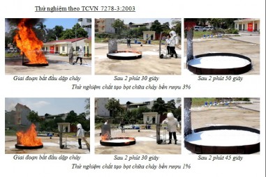 Việt Nam nghiên cứu thành công 05 hệ chất tạo bọt chữa cháy thế hệ mới