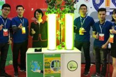 Đèn tảo lọc không khí và bụi mịn