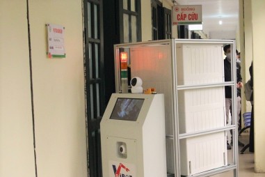 Robot VIBOT-1a: Dự kiến có thể thay thế 3-5 nhân viên y tế