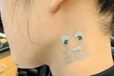 Miếng dán da theo dõi sức khỏe