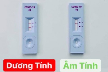 Các loại kit test nhanh COVID-19 đang được rao bán tràn lan