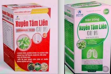 Cảnh báo khẩn cấp về sản phẩm Xuyên tâm liên giả mạo phòng chống COVID-19