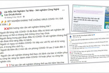 Loạn dịch vụ xét nghiệm kháng thể Covid-19