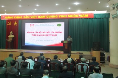 Đại học Kinh doanh Công nghệ tổ chức Hội nghị cán bộ chủ chốt của trường nhằm triển khai nghị quyết Hội đồng quản trị