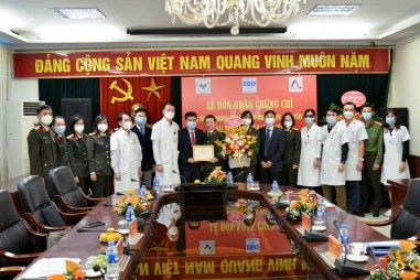 Thêm một khoa của Bệnh viện 19-8 đạt công nhận ISO 15189