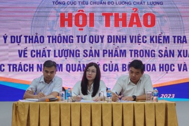 Cần sớm ban hành Thông tư quy định kiểm tra Nhà nước về chất lượng hàng hóa