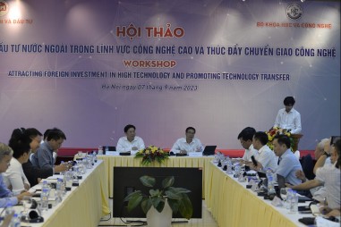 Thu hút đầu tư nước ngoài trong lĩnh vực công nghệ cao và thúc đẩy chuyển giao công nghệ