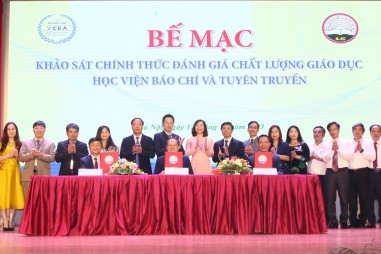 Học viện Báo chí và Tuyên truyền kết thúc đợt khảo sát đánh giá chất lượng giáo dục