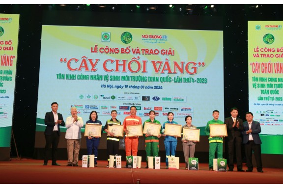 Lễ trao giải Cây chổi vàng- Tôn vinh công nhân vệ sinh môi trường lần thứ 4- 2023