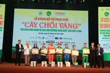 Lễ trao giải Cây chổi vàng- Tôn vinh công nhân vệ sinh môi trường lần thứ 4- 2023