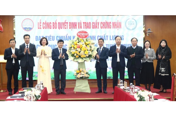 Học viện Báo chí và Tuyên truyền đạt công nhận tiêu chuẩn kiểm định chất lượng giáo dục