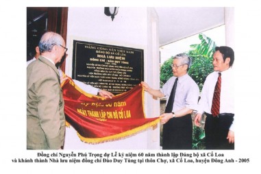 Hướng đến kỷ niệm 100 năm Ngày sinh đồng chí Đào Duy Tùng (20/5/1924 - 20/5/2024)