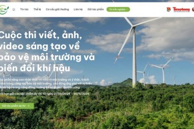 Phát động cuộc thi về bảo vệ môi trường và chống biến đổi khí hậu