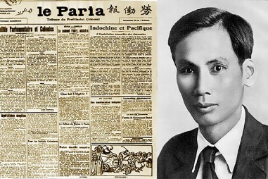 Nguyễn Ái Quốc với tờ báo cách mạng đầu tiên Le Paria