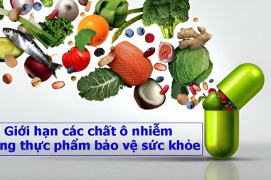 Quy định mới về giới hạn các chất ô nhiễm trong thực phẩm bảo vệ sức khỏe