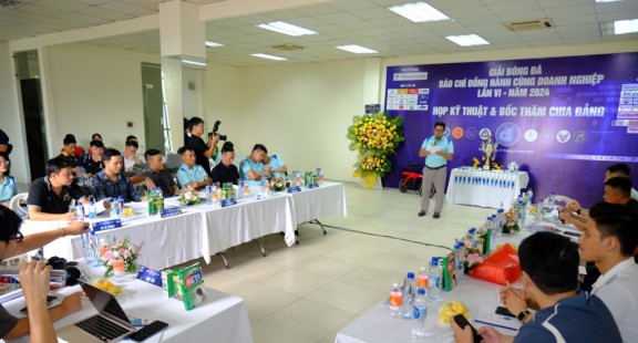 Sắp diễn ra giải bóng đá "Báo chí đồng hành cùng doanh nghiệp"