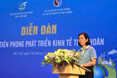 Phụ nữ tiên phong phát triển kinh tế tuần hoàn