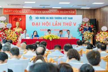 Đại hội Hội Nước và Môi trường Việt Nam lần V, nhiệm kỳ 2025 - 2030 thành công tốt đẹp