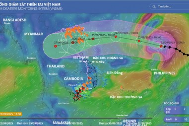 Siêu bão Ragasa đi vào Biển Đông, trở thành cơn bão số 9