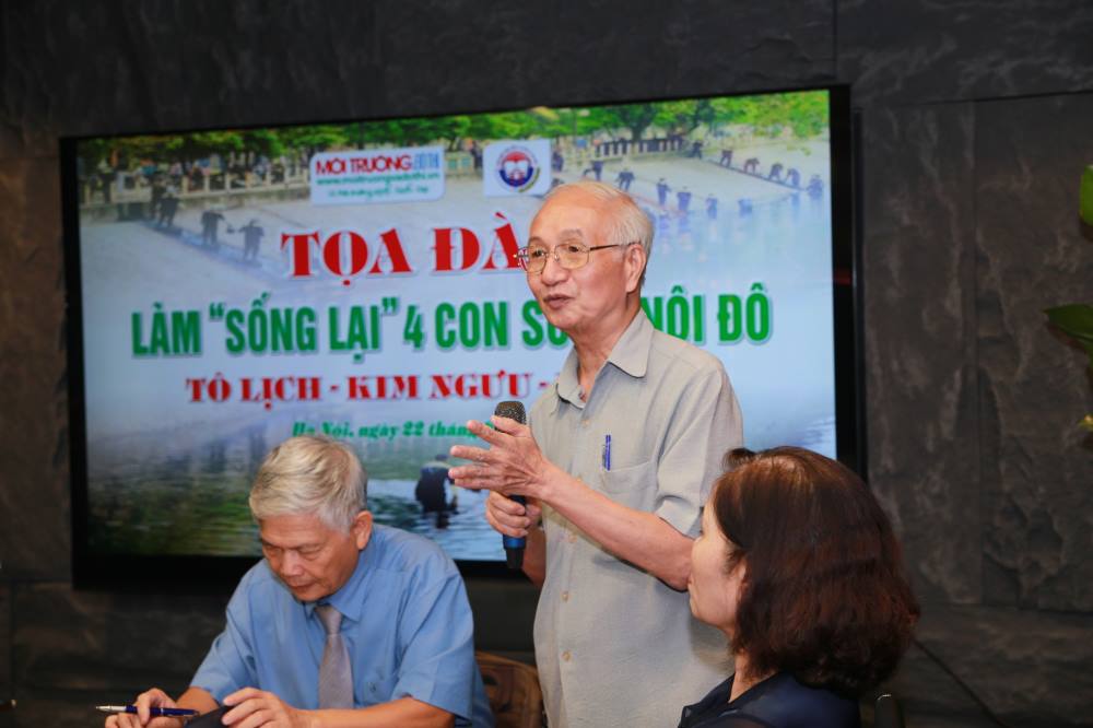 TS.KTS Đào Ngọc Nghiêm, Phó Chủ tịch Hội Quy hoạch Phát triển Đô thị Việt Nam, nguyên Giám đốc Sở Quy hoạch Kiến trúc Hà Nội đóng góp nhiều ý kiến quan trọng cho Đề án